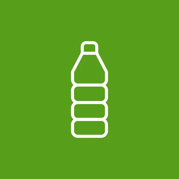 Icône bouteille en plastique — Image vectorielle