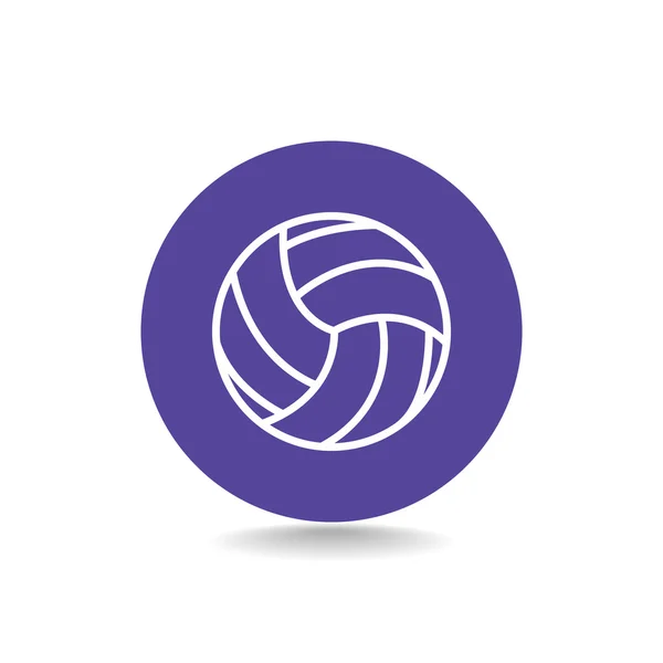 Volleyball-Ikone — Stockvektor