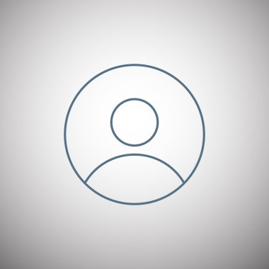 bir adam simgesi silüeti