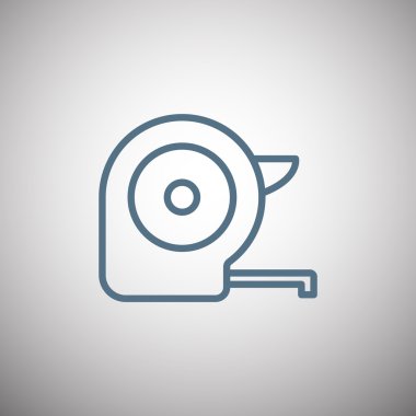 İnşaat mezura simgesi