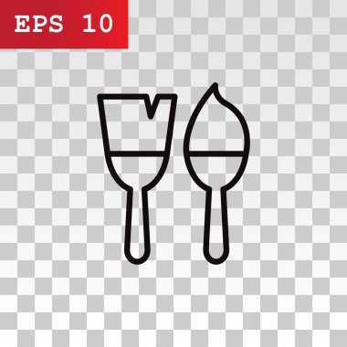 pantolon fırça simgesini