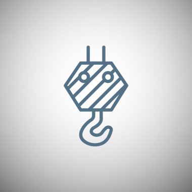Yapı vinci kancası simgesi