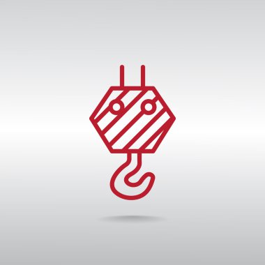 Yapı vinci kancası simgesi