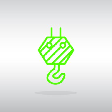 Yapı vinci kancası simgesi