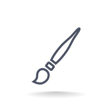 Boya fırça işareti simgesi