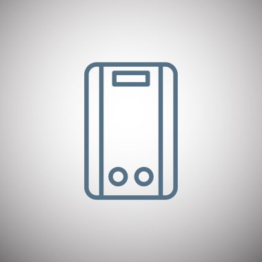 gaz su ısıtıcı simgesi