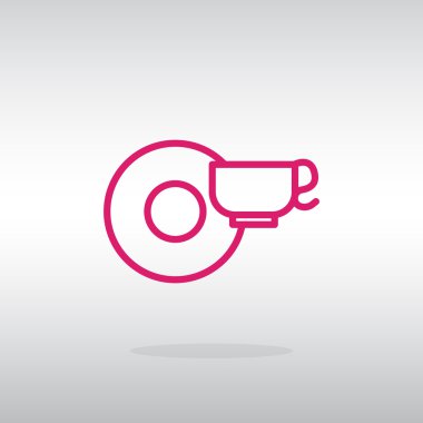 Kahve fincanı işareti simgesi