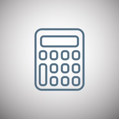 Finans hesap makinesi simge