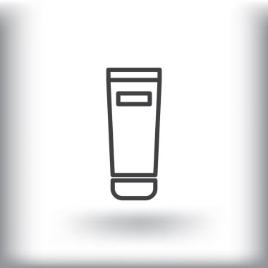 Jel, köpük veya sıvı sabun şişe simgesi