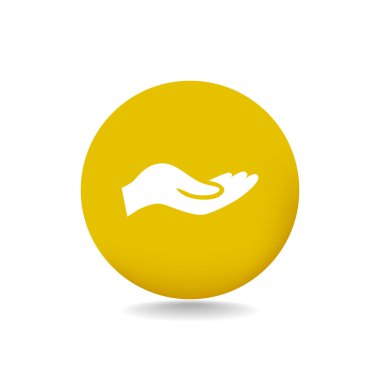 Sadaka web simgesi vermek.