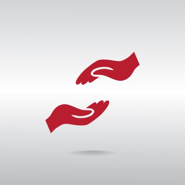 Yardım eller simgesini