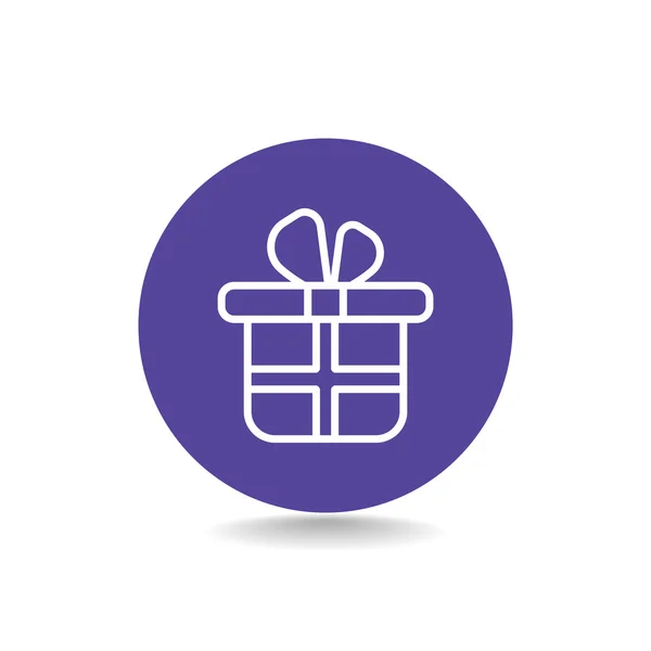 Gift box icon — Stock Vector