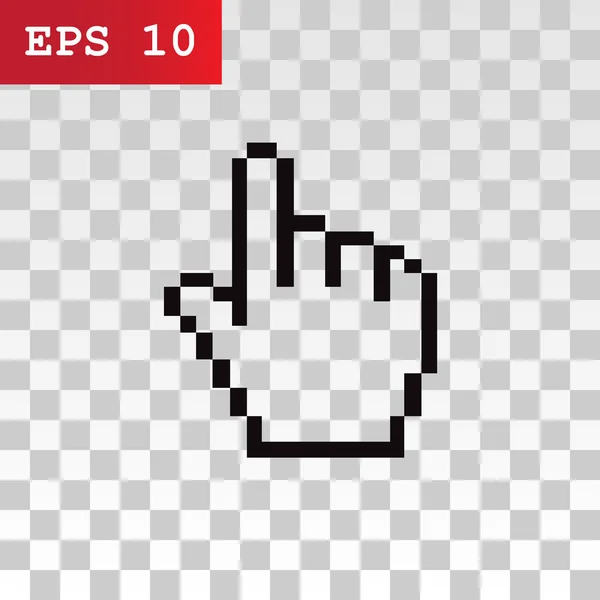 Hand-Cursor-Symbol — Stockvektor