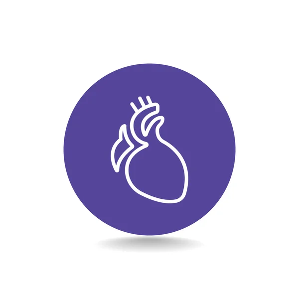 心脏器官图标 — 图库矢量图片