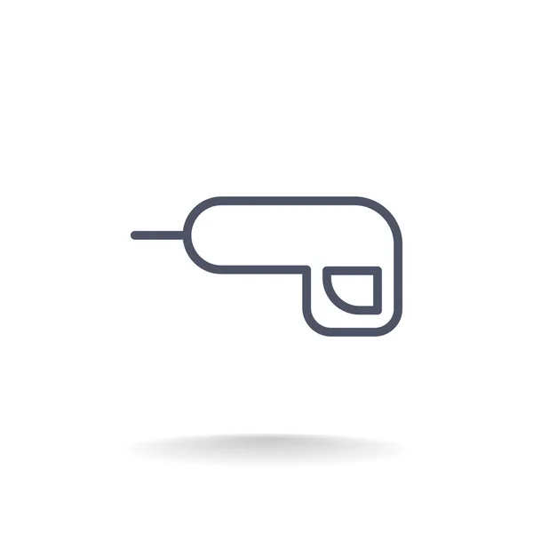 Taladro eléctrico icono — Vector de stock