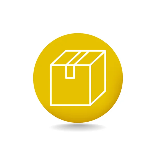 Package box icon — Stock Vector