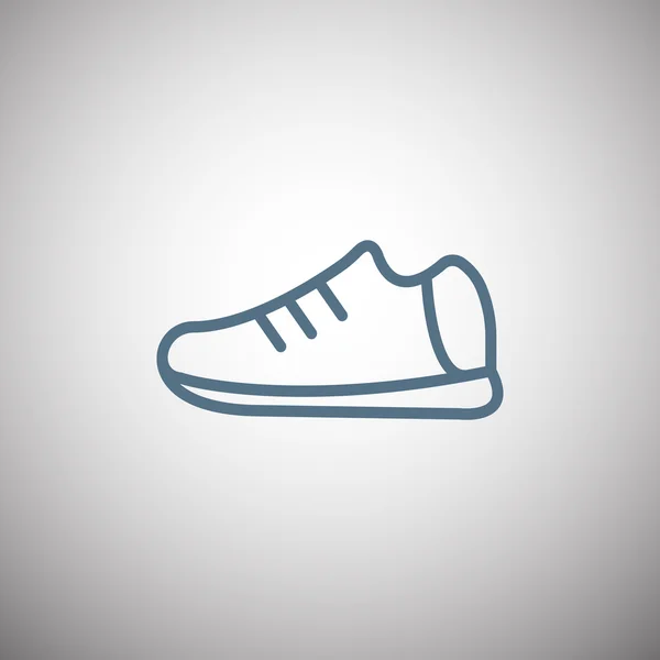 Ícone de sapato esporte — Vetor de Stock
