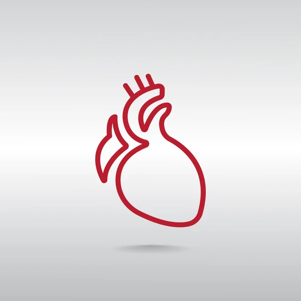 Εικονίδιο καρδιά όργανο — Διανυσματικό Αρχείο