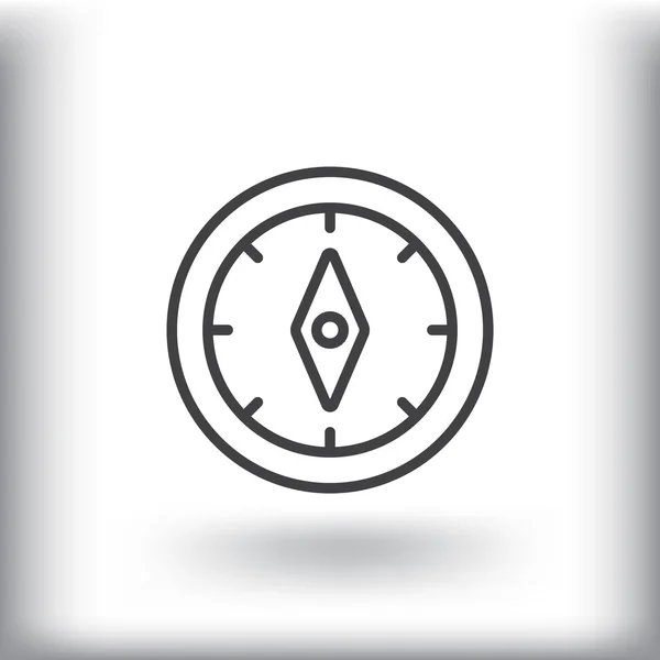 Ikona Kompas nawigacji — Wektor stockowy