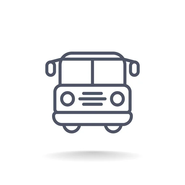 School bus icon — Stock Vector