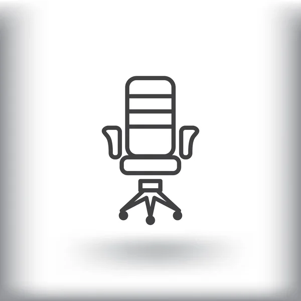 Stuhlreihen-Symbol — Stockvektor