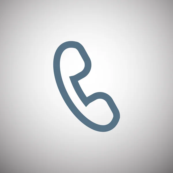 Icono del receptor del teléfono — Vector de stock