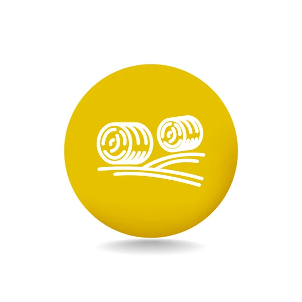Harvest straw icon — Stock Illustration Harvest straw icon Stock Illustration
