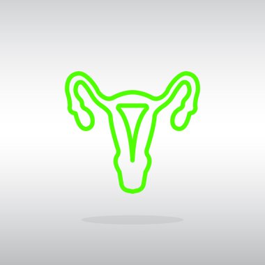 Anatomi kadın hastalıkları simgesi