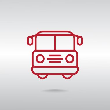 okul servisi simgesi