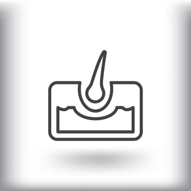 insan saçı simgesi 