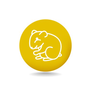 Çizgi film hamster simgesi