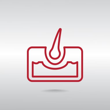 insan saçı simgesi 