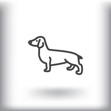 Dachshund köpek simgesi