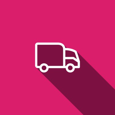 Eve teslim web simgesi. 