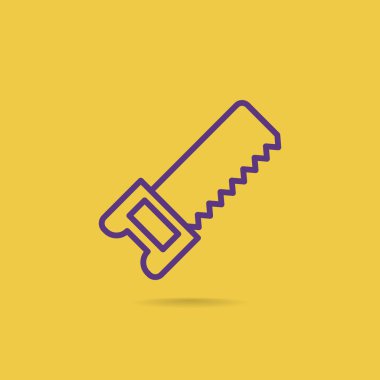 demir testeresi aracı simgesini