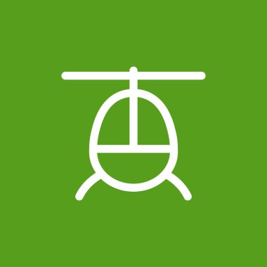 Helikopter uçak simgesi