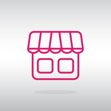 Dükkanı cephe web simgesi