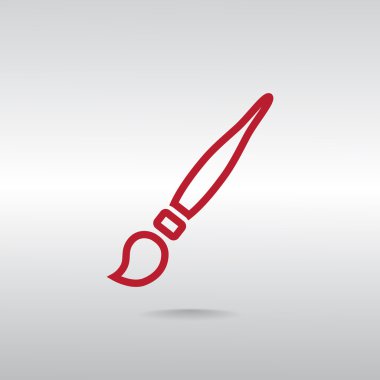 Boya fırça işareti simgesi