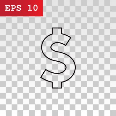 para simgesi - dolar işareti