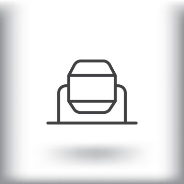 Beton karıştırıcı simgesini