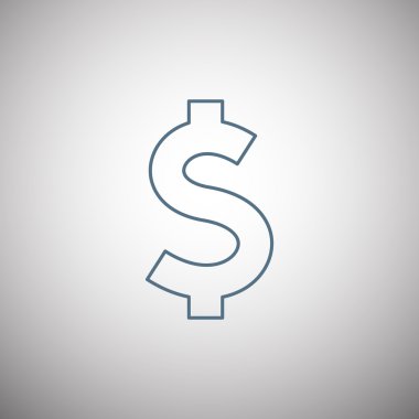 para simgesi - dolar işareti