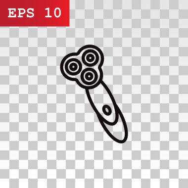 Elektrikli tıraş makinesi simgesini