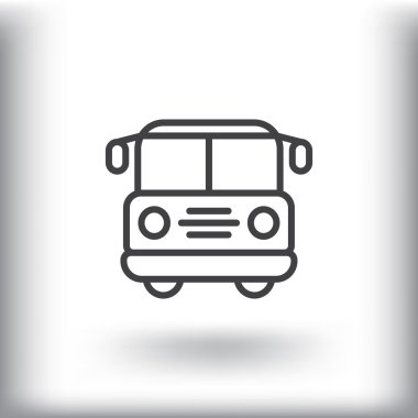 okul servisi simgesi