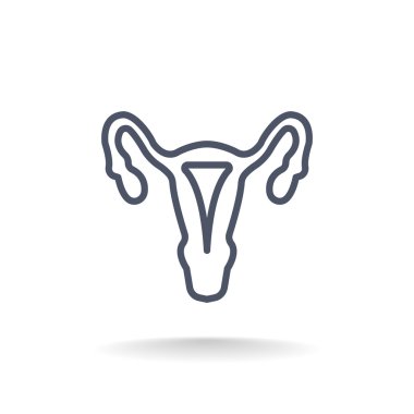 Anatomi kadın hastalıkları simgesi