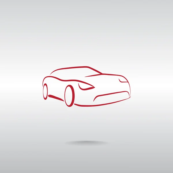 Icône de voiture de luxe — Image vectorielle