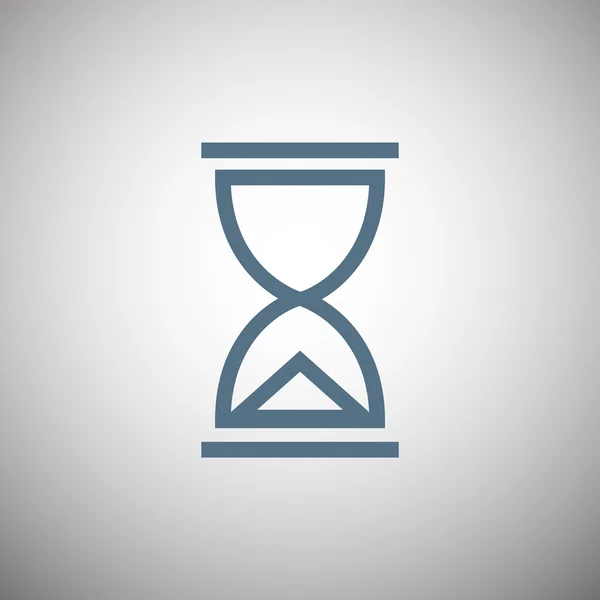 Timglas-ikonen, instrument för tid — Stock vektor