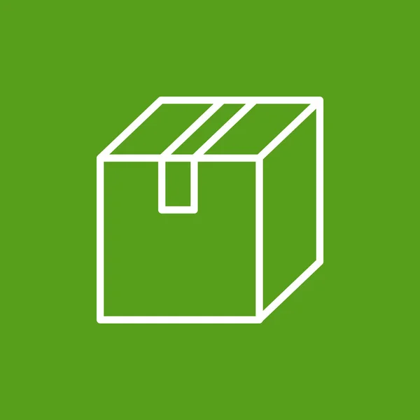 Boîte de paquet icône — Image vectorielle