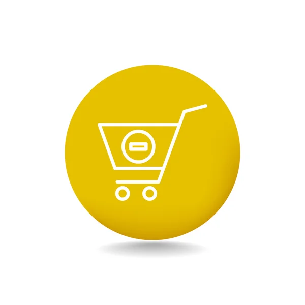 Shopping cart icon — Stock Vector