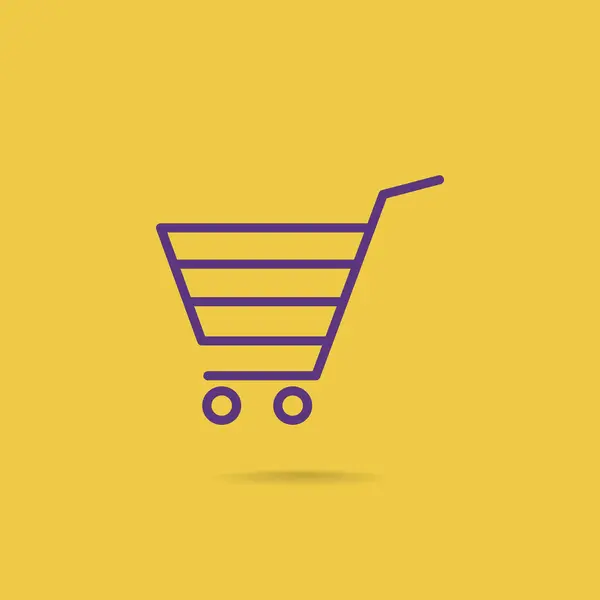 Shopping cart icon — Stock Vector