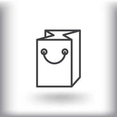 Paket simgesi alışveriş